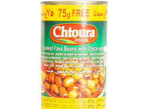 Chtoura Land Cooked Fava Beans withe Chickpeas